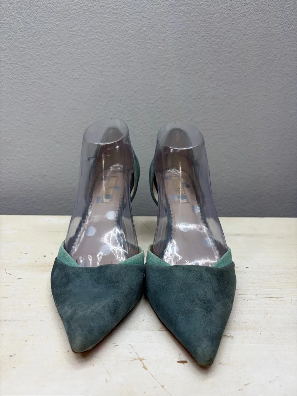 Boden Green Suede D’Orsay Pumps Size 41